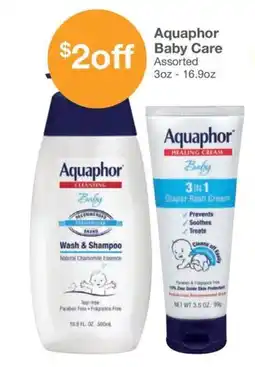 Kinney Drugs Aquaphor baby care assorted offer