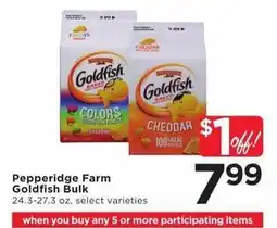 Cub Foods Pepperidge Farm Goldfish Bulk offer