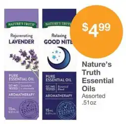 Kinney Drugs Nature's Truth Essential Oils offer