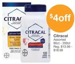 Kinney Drugs Citracal Assorted offer