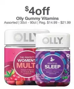 Kinney Drugs Olly Gummy Vitamins offer