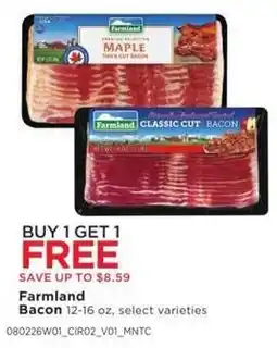 Cub Foods Farmland Bacon offer