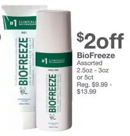 Kinney Drugs BioFreeze Assorted offer