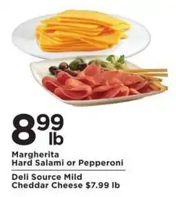 Cub Foods Margherita Hard Salami or Pepperoni offer