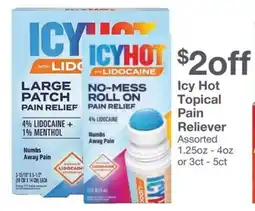Kinney Drugs Icy Hot Topical Pain Reliever offer