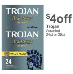 Kinney Drugs Trojan condoms offer