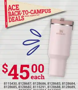 Ace Hardware Stanley tumbler offer