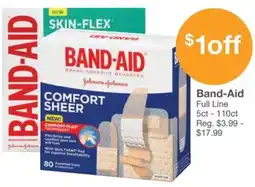 Kinney Drugs Band-Aid Comfort Sheer offer