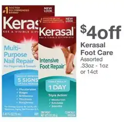 Kinney Drugs Kerasal Foot Care offer