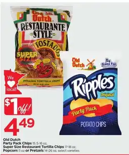 Cub Foods Old Dutch Party Pack Chips offer