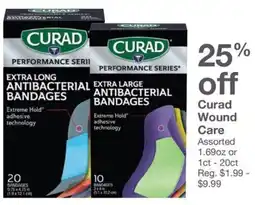 Kinney Drugs Curad Wound Care offer