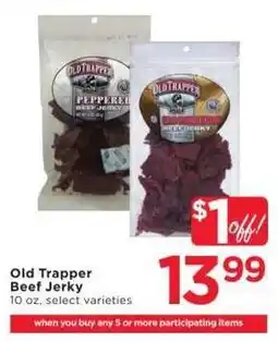 Cub Foods Old Trapper Beef Jerky offer