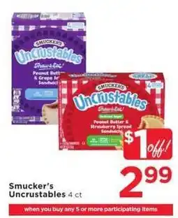 Cub Foods Smucker's Uncrustables offer