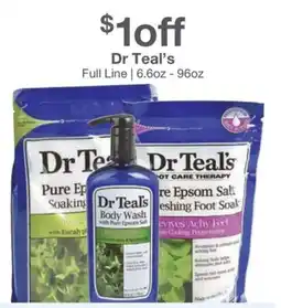 Kinney Drugs Dr Teal's offer