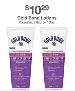 Kinney Drugs Gold Bond Lotions offer