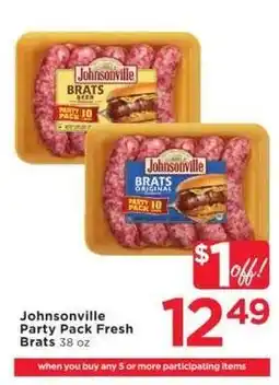 Cub Foods Johnsonville party pack fresh brats offer
