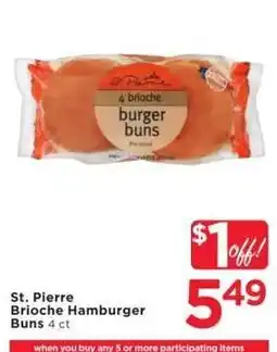 Cub Foods St. Pierre Brioche Hamburger Buns offer