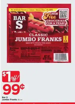 Cub Foods Bar S Jumbo Franks offer