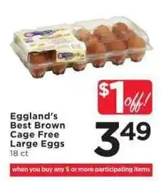 Cub Foods Eggland's Best Brown Cage Free Large Eggs offer