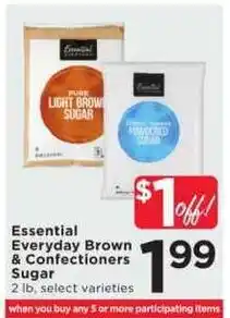 Cub Foods Essential Everyday Brown & Confectioners Sugar offer