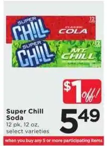 Cub Foods Super Chill Soda offer