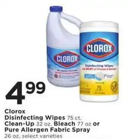 Cub Foods Clorox Disinfecting Wipes offer