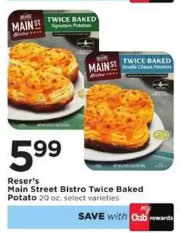 Cub Foods Reser's Main Street Bistro Twice Baked Potato offer