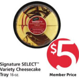 Safeway Signature Select Variety Cheesecake Tray offer