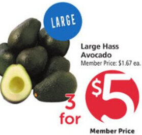 Safeway Large Hass Avocados offer