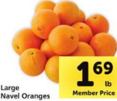 Safeway Large Navel Oranges offer