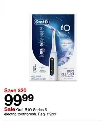 Target Oral-B iO Series 5 electric toothbrush offer