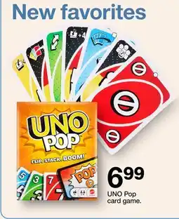 Target UNO Pop card game offer