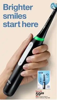 Target Oral-B iO Series 3 electric toothbrush offer