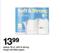 Target up&up 18-cu. soft & strong mega-roll toilet paper offer