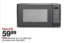 Target Kenmore 11-cu.-ft. 1000-watt microwave oven offer