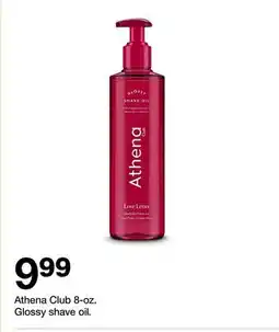 Target Athena Club 8-oz. Glossy shave oil offer