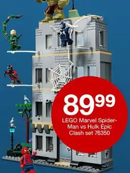 Target LEGO Marvel Spider-Man vs Hulk Epic Clash set 76350 offer