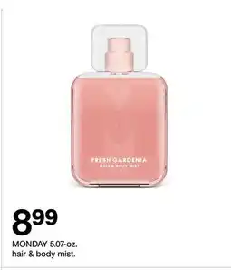 Target MONDAY 5.07-oz. hair & body mist offer