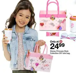Target Disney Princess Style Collection DIY tote bag offer
