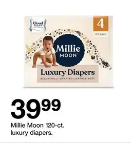 Target Millie Moon 120-ct. luxury diapers offer
