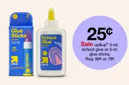 Target Up&up 4-oz. school glue or 2-ct. glue sticks offer