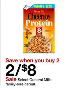 Target Select General Mills family-size cereal offer