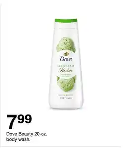 Target Dove Beauty 20-oz. body wash offer
