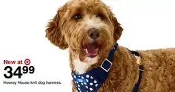 Target Hooray House knit dog harness offer