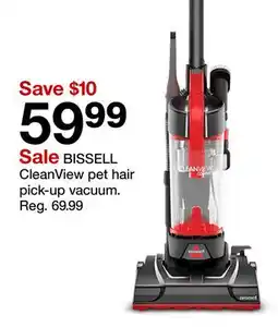 Target BISSELL CleanView pet hair pick-up vacuum offer