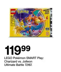 Target LEGO Pokémon SMART Play: Charizard vs. Jolteon Ultimate Battle offer