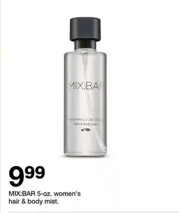 Target MIX:BAR 5-oz. women's hair & body mist offer
