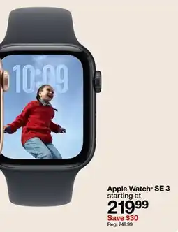 Target Apple Watch SE 3 offer
