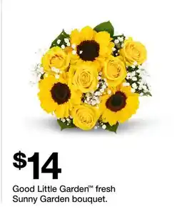 Target Good Little Garden fresh Sunny Garden bouquet offer