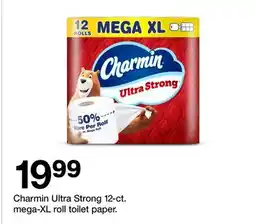 Target Charmin Ultra Strong 12-ct. mega-XL roll toilet paper offer